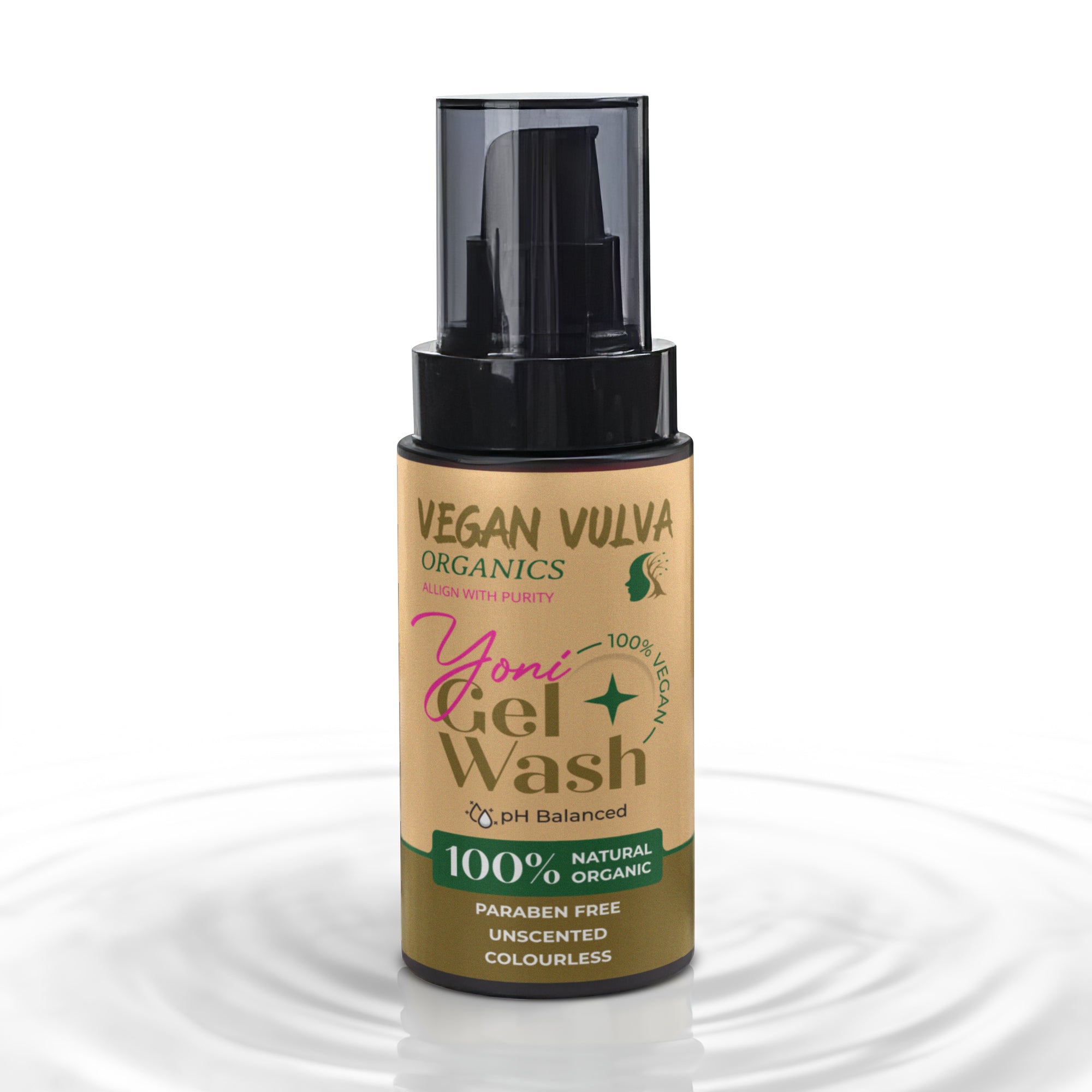 Vegan Vulva Organic Yoni Gel Wash With Aloe+ Shea & Jojoba