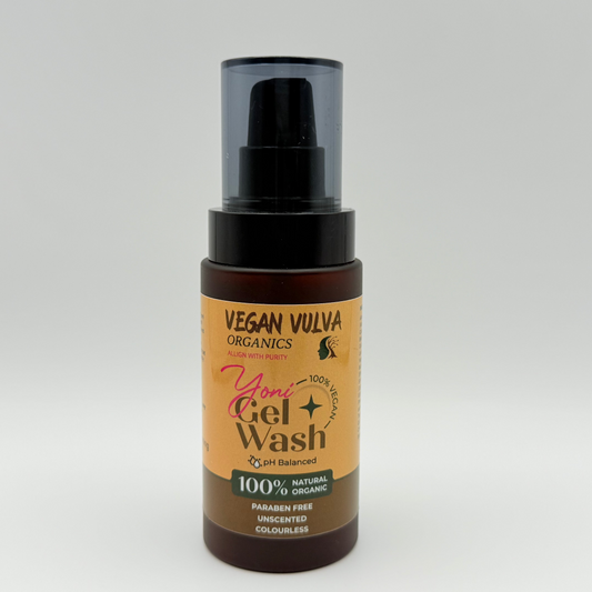 Vegan Vulva Organic Yoni Gel Wash With Aloe+ Shea & Jojoba